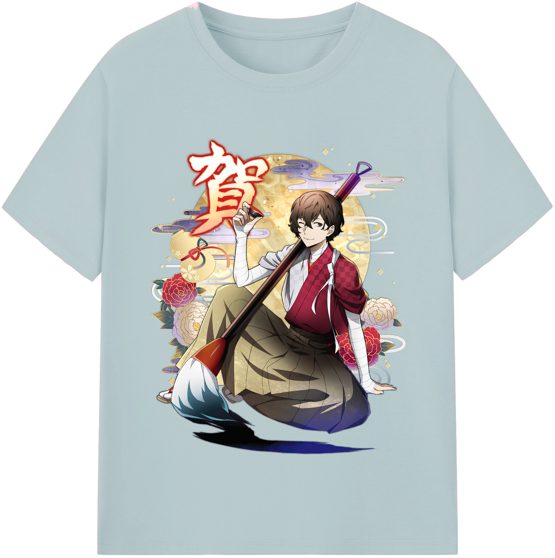 （画像用） 文豪ストレイドッグス Bungo Stray Dogs 綿100％半袖Tシャツ（フロントプリント）